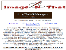 Tablet Screenshot of imagenthatembroidery.com